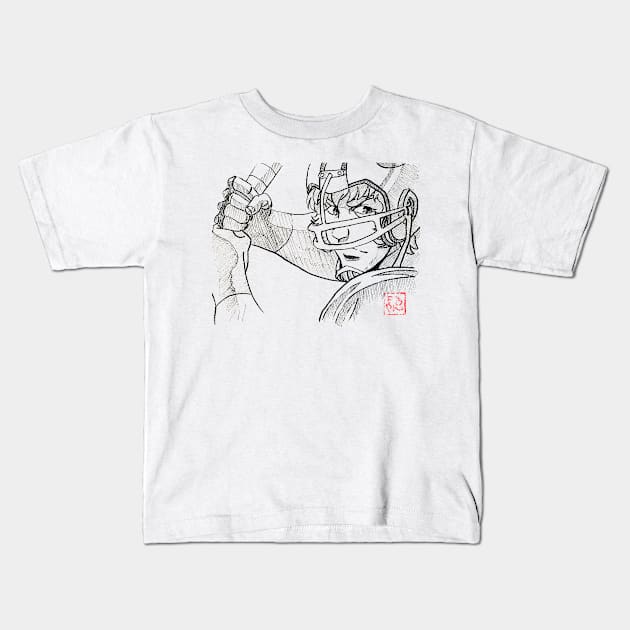 joe gillian Kids T-Shirt by pechane